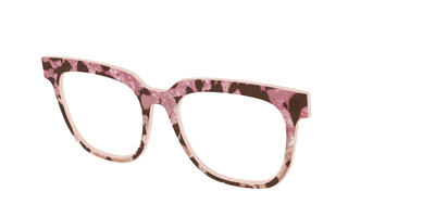 The Pale Peach Pearl Tortoise - Angle Top Thumbnail - Pair Eyewear