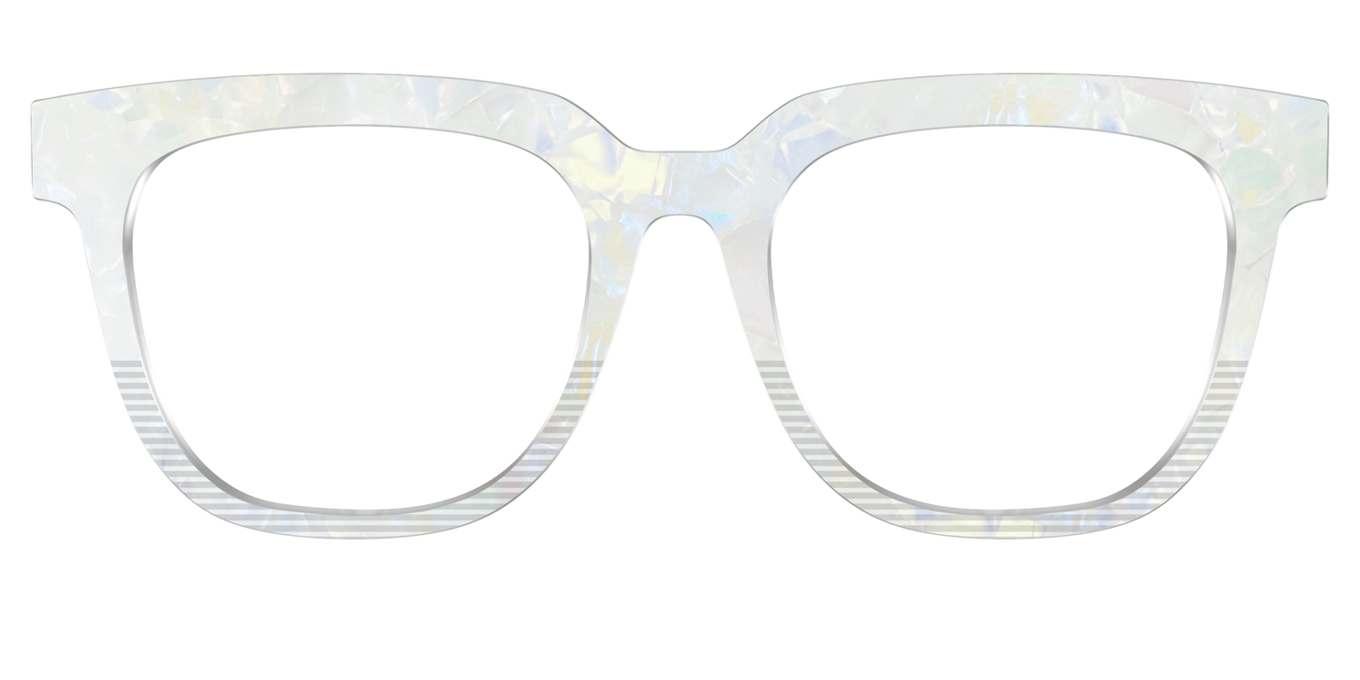 The Pearlescent Stripes Split - Front Top Image - Pair Eyewear