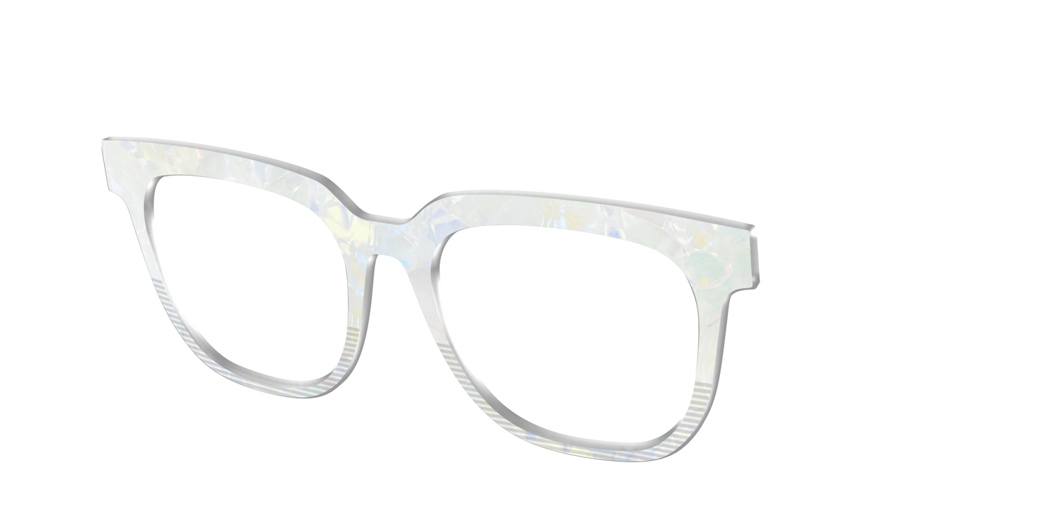 The Pearlescent Stripes Split - Angle Top Image - Pair Eyewear