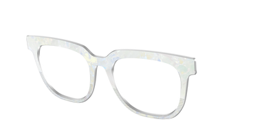 The Pearlescent Stripes Split - Angle Top Thumbnail - Pair Eyewear
