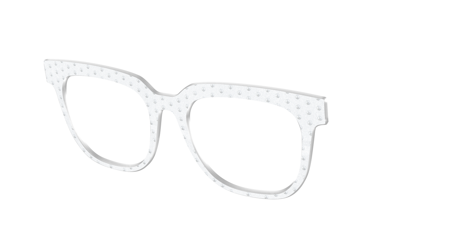The Pearl Shimmer Polka Dots - Angle Top Image - Pair Eyewear