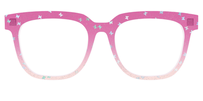 The Pink Butterfly Sparkle Crystal - Front Top Thumbnail - Pair Eyewear