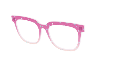 The Pink Butterfly Sparkle Crystal - Angle Top Thumbnail - Pair Eyewear