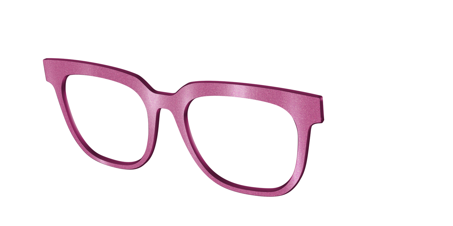 The Pink Shimmer - Angle Top Image - Pair Eyewear
