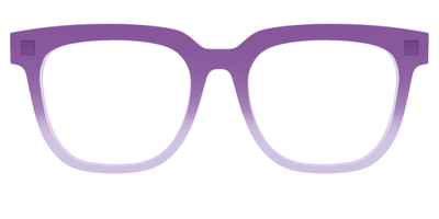 The Plum to Lilac Gradient Crystal - Front Top Thumbnail - Pair Eyewear