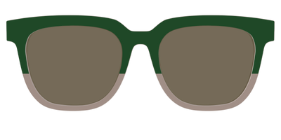 The Polarized Cedar & Sap Crystal Split Sun Top - Front Top Thumbnail - Pair Eyewear