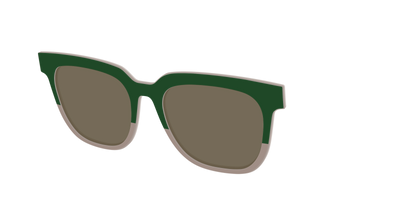 The Polarized Cedar & Sap Crystal Split Sun Top - Angle Top Thumbnail - Pair Eyewear