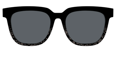 The Polarized Shaded Tortoise Sun Top - Front Top Thumbnail - Pair Eyewear