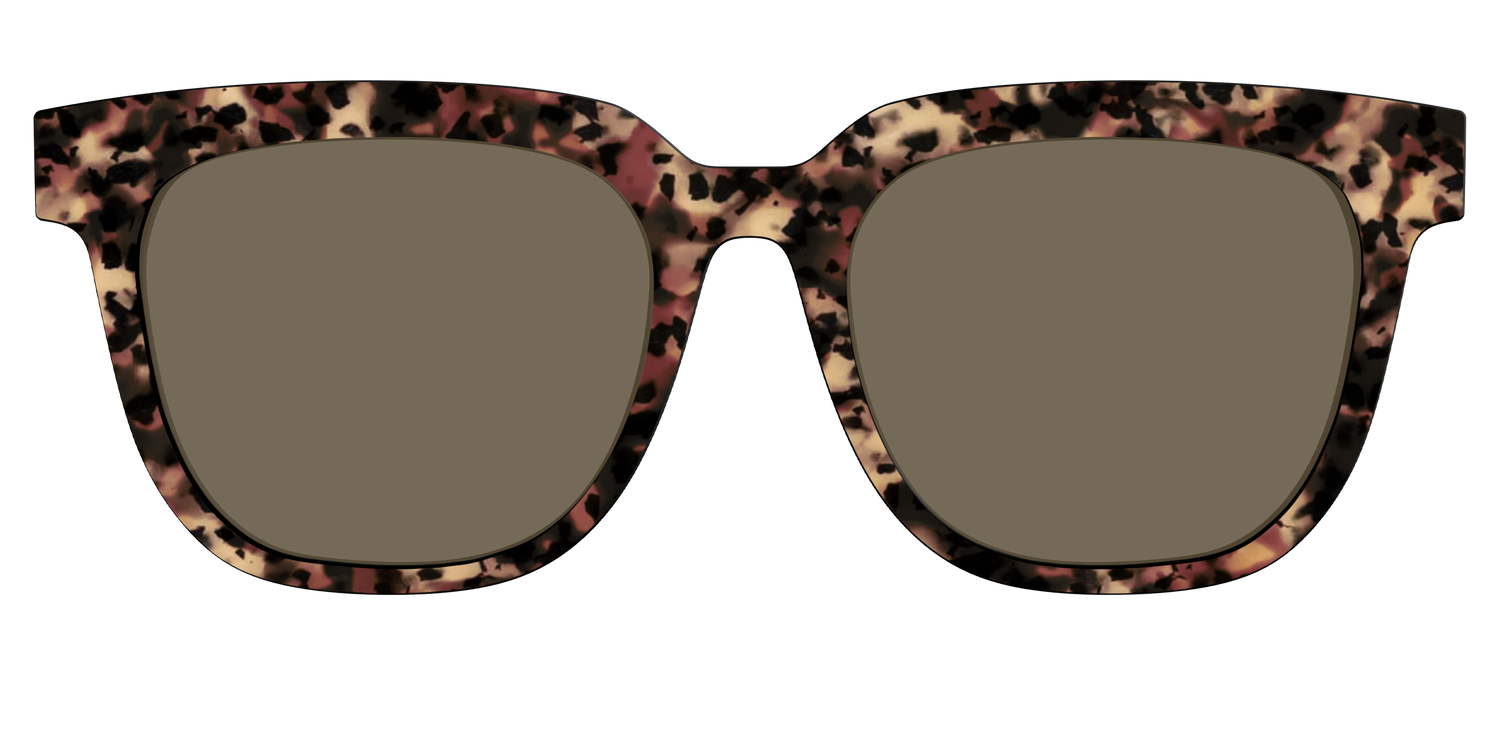 The Polarized Sienna Tortoise Sun Top - Front Top Image - Pair Eyewear