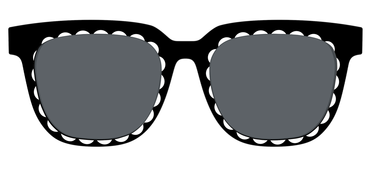 The Polarized Stylish Daisy Sun Top - Front Top Image - Pair Eyewear