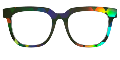 The Psychedelic Rhombus - Front Top Thumbnail - Pair Eyewear