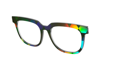 The Psychedelic Rhombus - Angle Top Thumbnail - Pair Eyewear