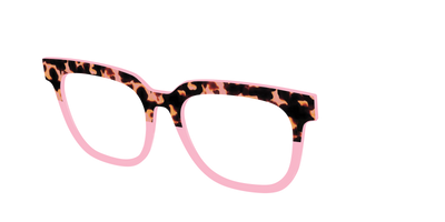 The Punch Tortoise Crystal Split - Angle Top Thumbnail - Pair Eyewear