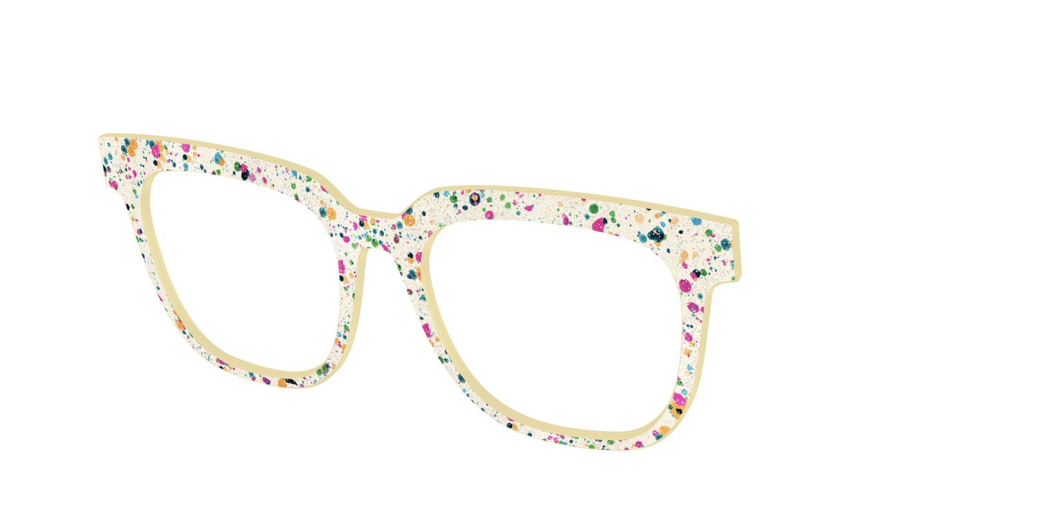 The Shimmer Speckled Egg - Angle Top Image - Pair Eyewear