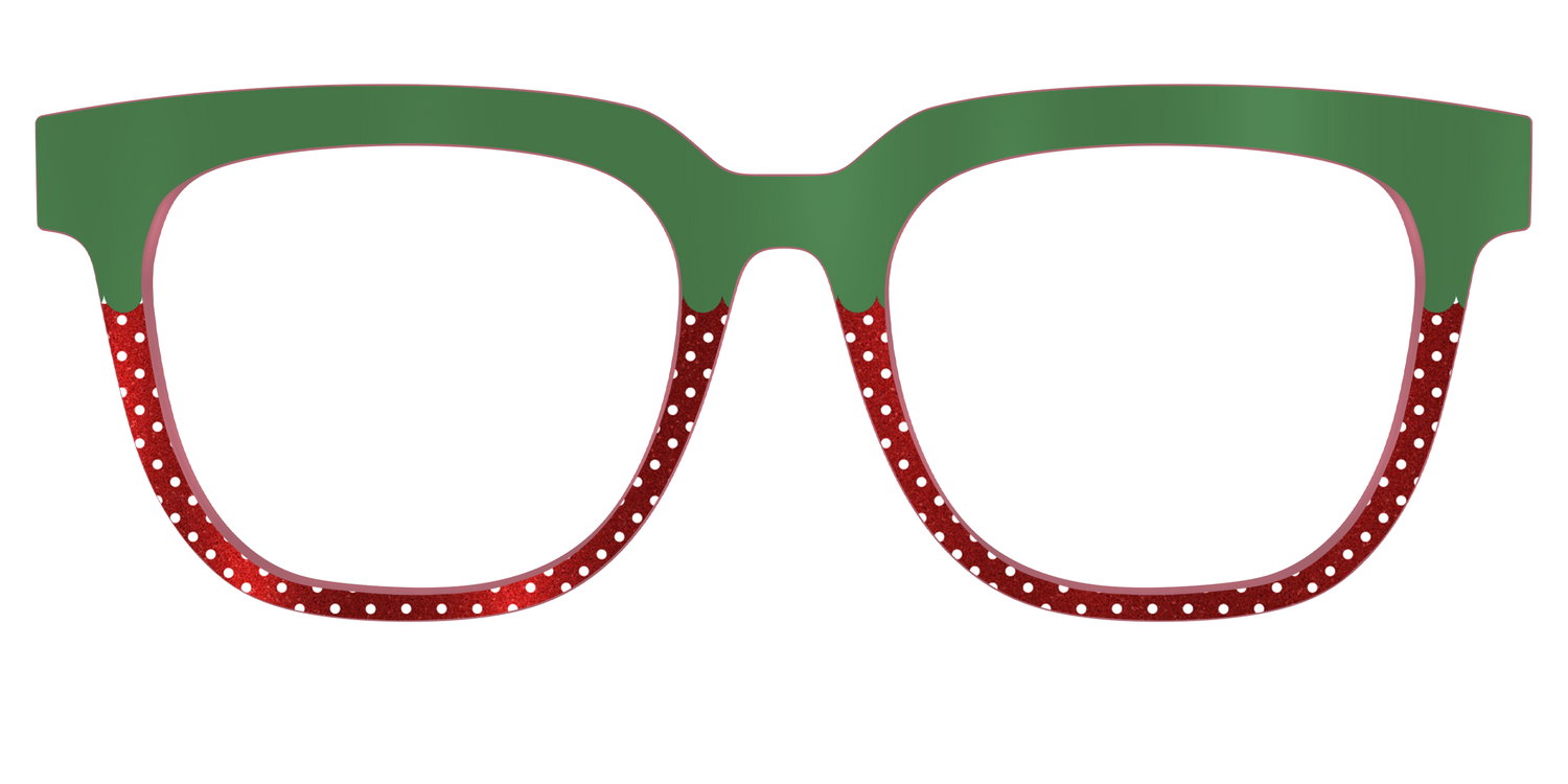 The Shimmer Strawberry - Front Top Image - Pair Eyewear