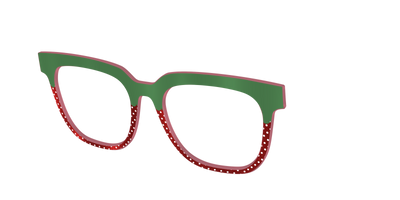 The Shimmer Strawberry - Angle Top Thumbnail - Pair Eyewear