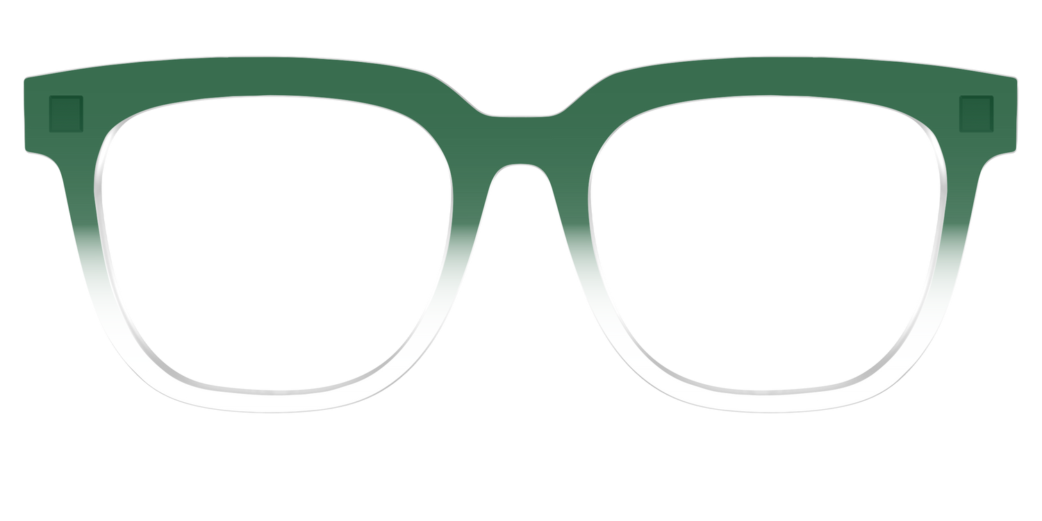 The Spruce Gradient Crystal - Front Top Image - Pair Eyewear