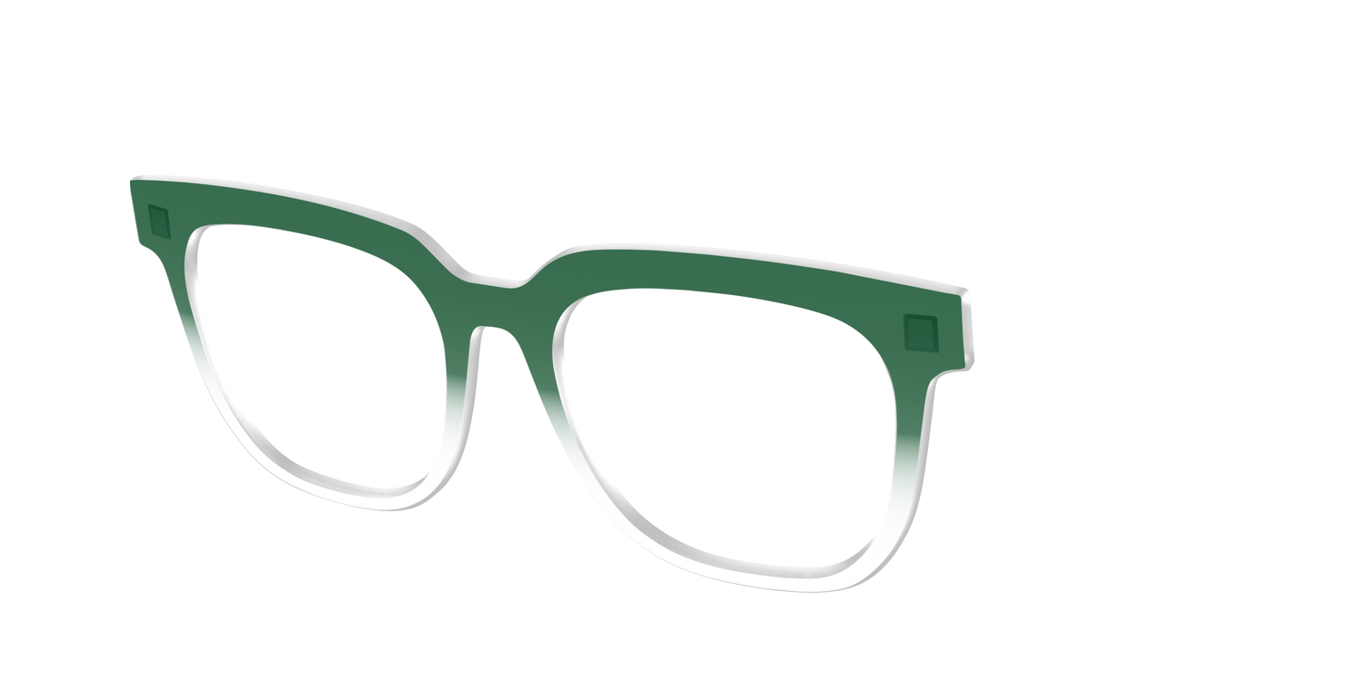 The Spruce Gradient Crystal - Angle Top Image - Pair Eyewear
