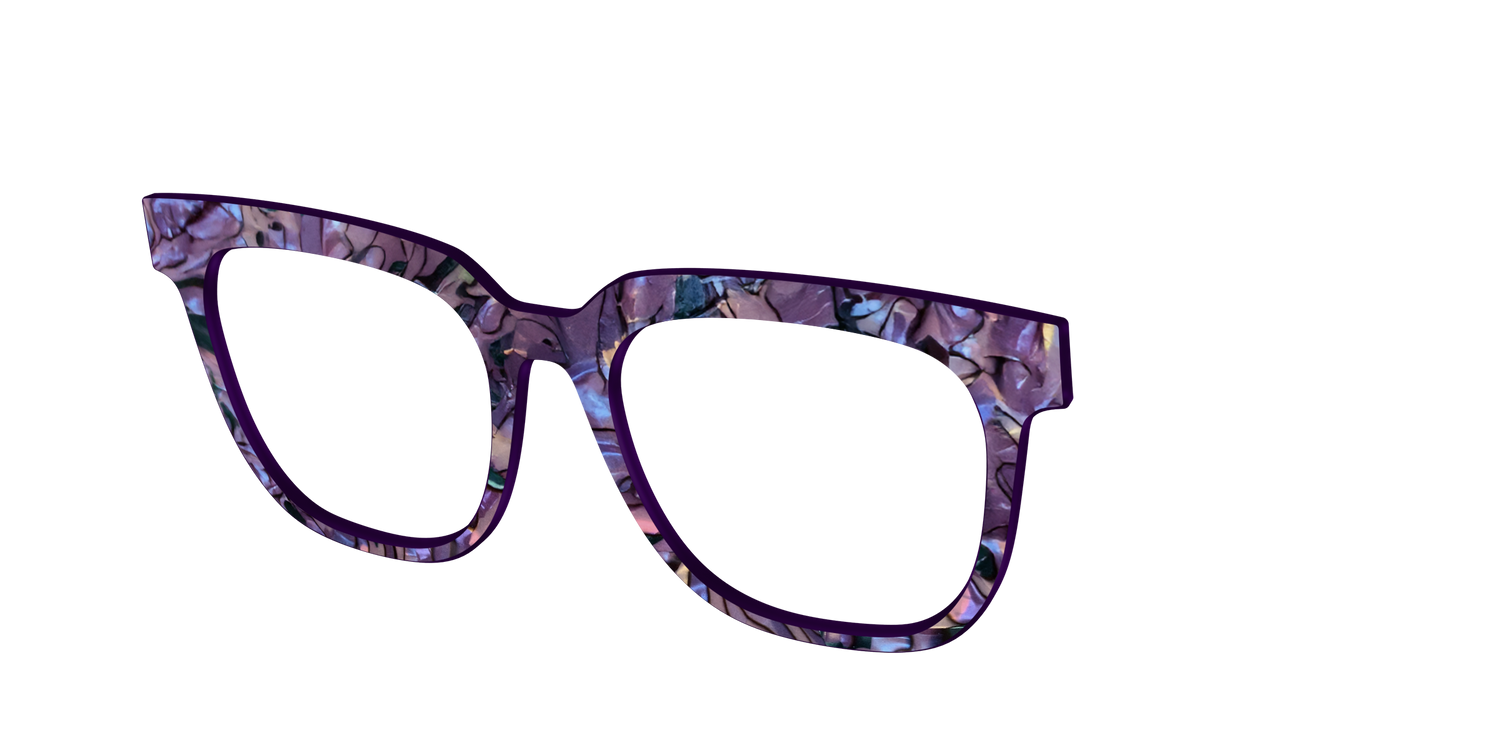 The Thistle Pearl Shell - Angle Top Image - Pair Eyewear