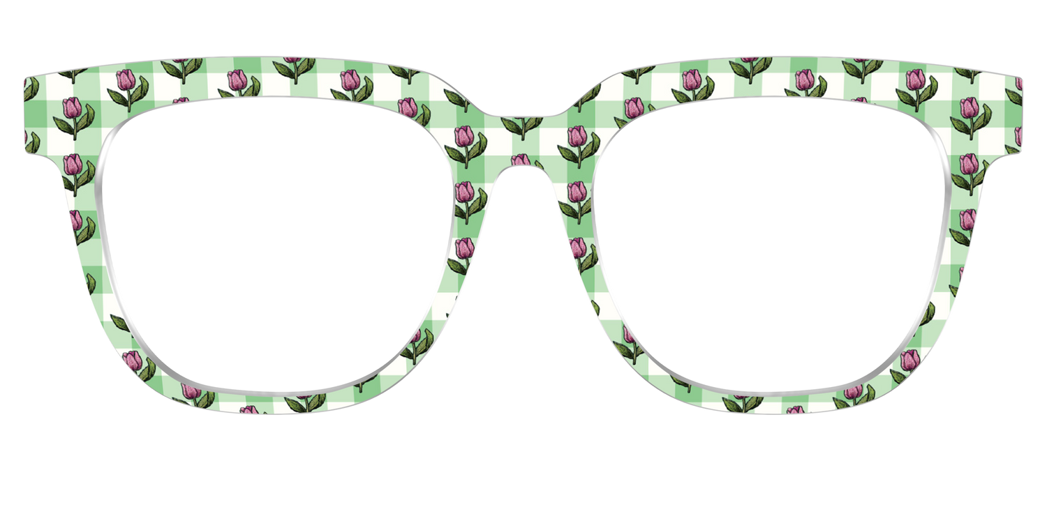 The Tulip Gingham - Front Top Image - Pair Eyewear