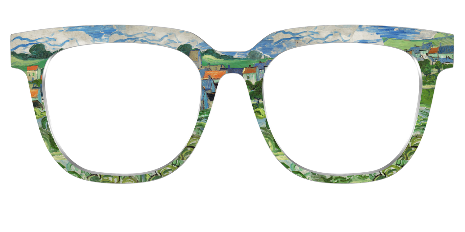 The View of Auvers-Sur-Oise - Front Top Image - Pair Eyewear