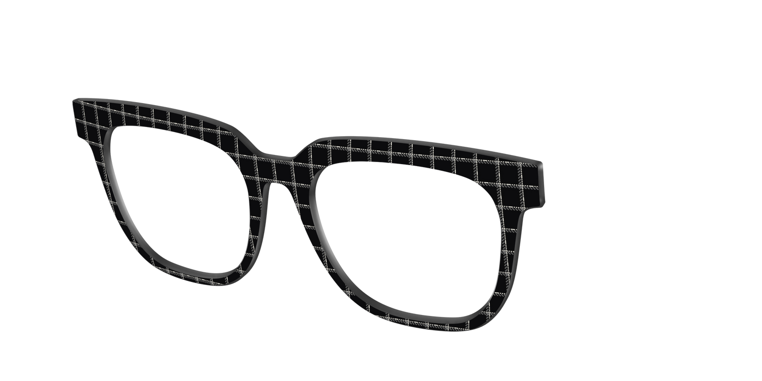 The Windowpane Plaid - Angle Top Image - Pair Eyewear