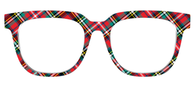 The Winter Plaid - Front Top Thumbnail - Pair Eyewear