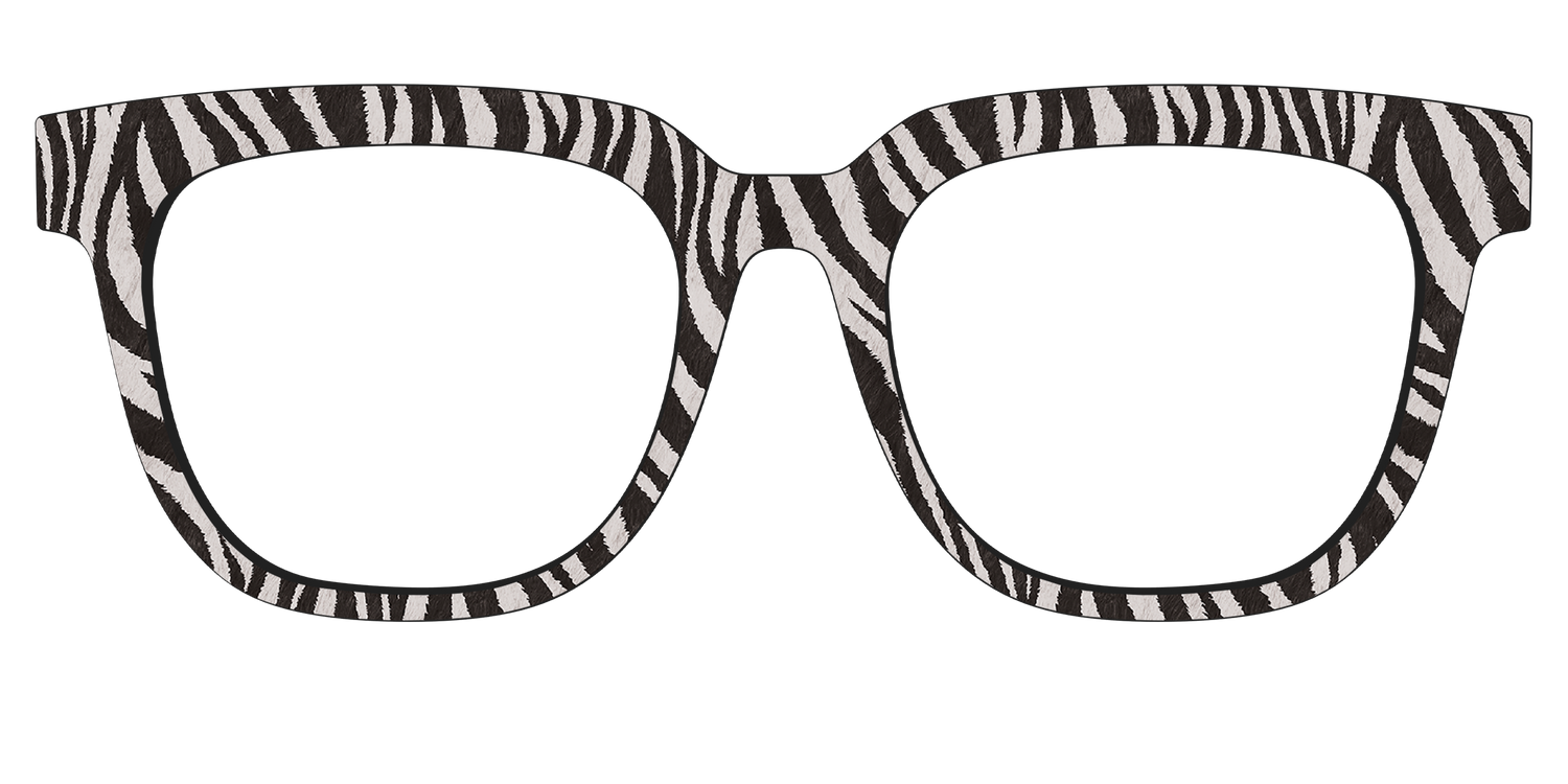 The Zebra Stripes - Front Top Image - Pair Eyewear