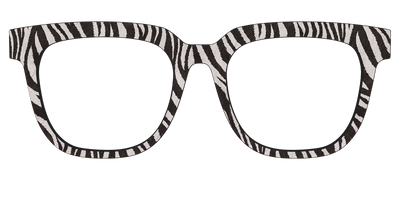 The Zebra Stripes - Front Top Thumbnail - Pair Eyewear