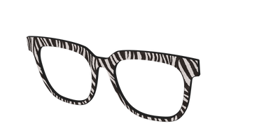 The Zebra Stripes - Angle Top Thumbnail - Pair Eyewear