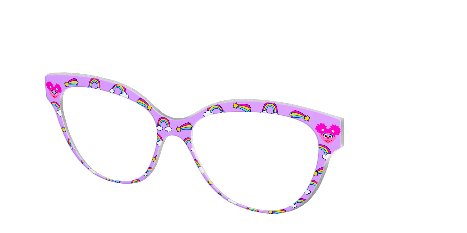 The Abby Rainbow - Angle Top Image - Pair Eyewear