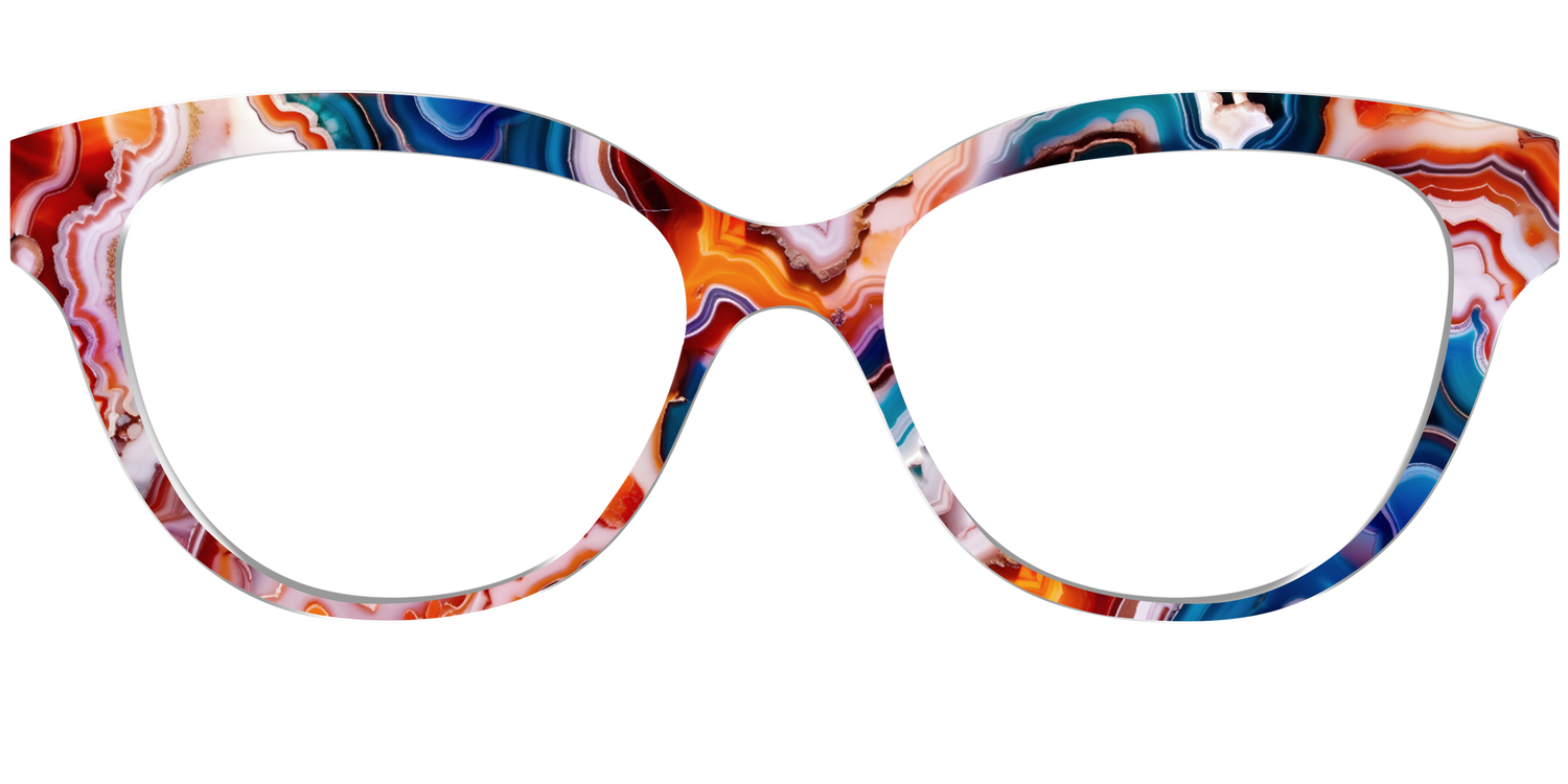 The Abroad Agate - Front Top Image - Pair Eyewear