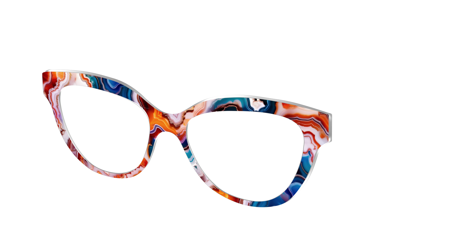 The Abroad Agate - Angle Top Image - Pair Eyewear