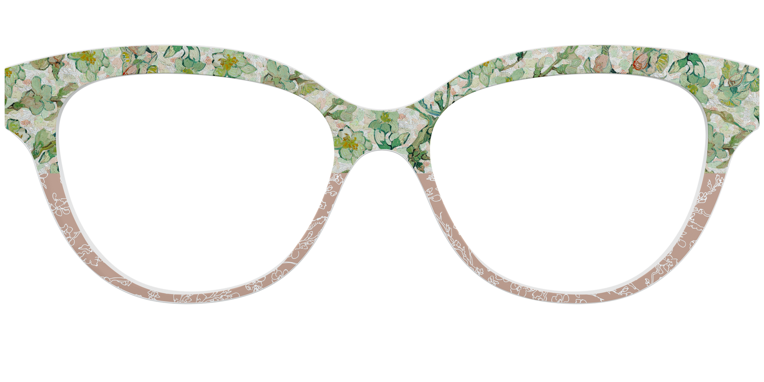The Almond Blossom Split - Front Top Image - Pair Eyewear