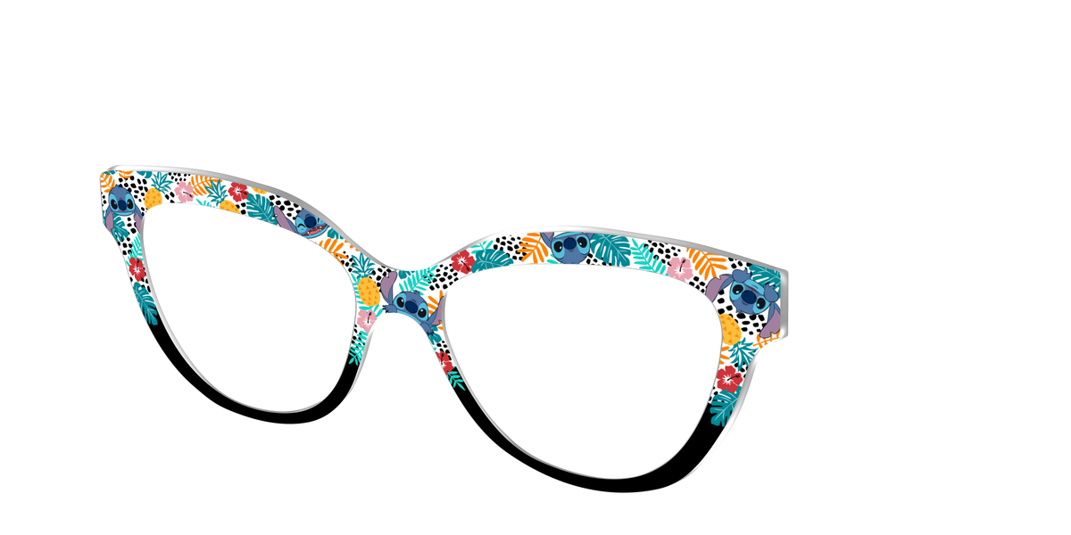 Aloha Tropical Blooms - Angle Top Image - Pair Eyewear