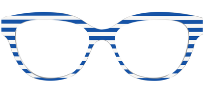The Beach Umbrella Stripes - Front Top Thumbnail - Pair Eyewear