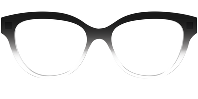 The Black Gradient Crystal - Front Top Thumbnail - Pair Eyewear