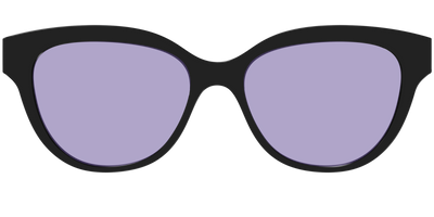 The Black With Celestial Purple lens - Front Top Thumbnail - Pair Eyewear