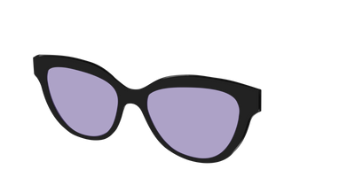The Black With Celestial Purple lens - Angle Top Thumbnail - Pair Eyewear