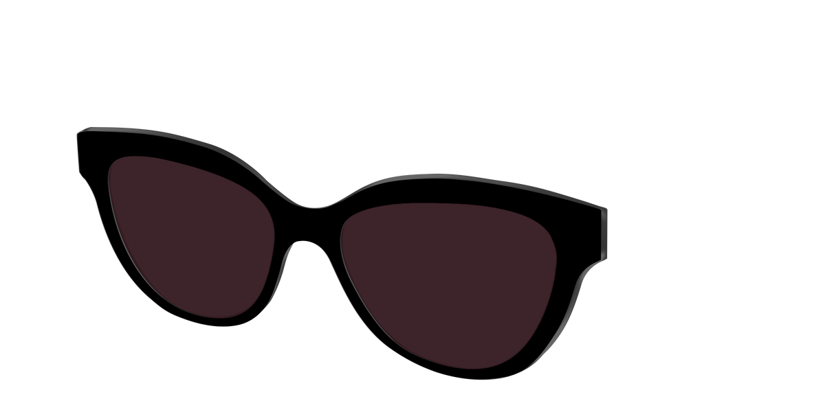 The Black with Water lens - Angle Top Image - Pair Eyewear
