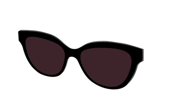 The Black with Water lens - Angle Top Thumbnail - Pair Eyewear