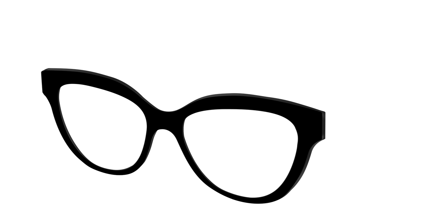 The Black - Angle Top Image - Pair Eyewear