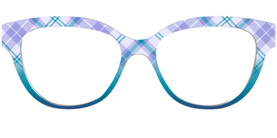The Bluebell Plaid - Front Top Thumbnail - Pair Eyewear