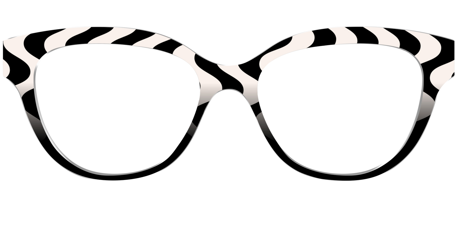 The Bold Waves - Front Top Image - Pair Eyewear