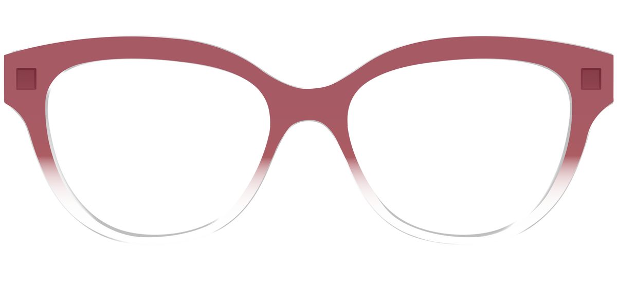 The Burgundy Gradient Crystal - Front Top Image - Pair Eyewear