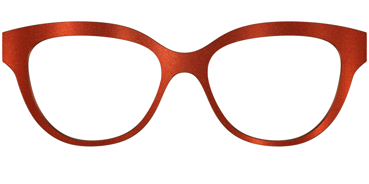 The Burnt Orange Shimmer - Front Top Image - Pair Eyewear