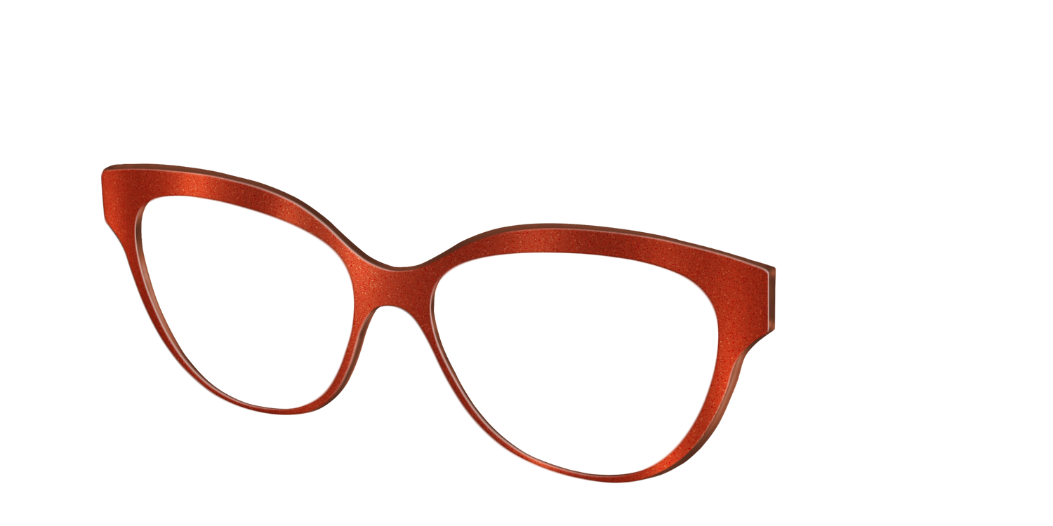 The Burnt Orange Shimmer - Angle Top Image - Pair Eyewear
