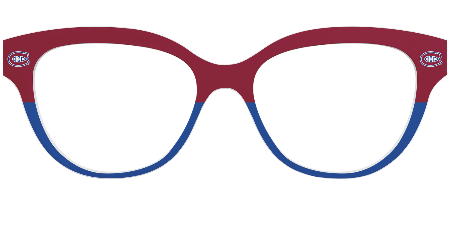 The Canadiens® Split - Front Top Image - Pair Eyewear