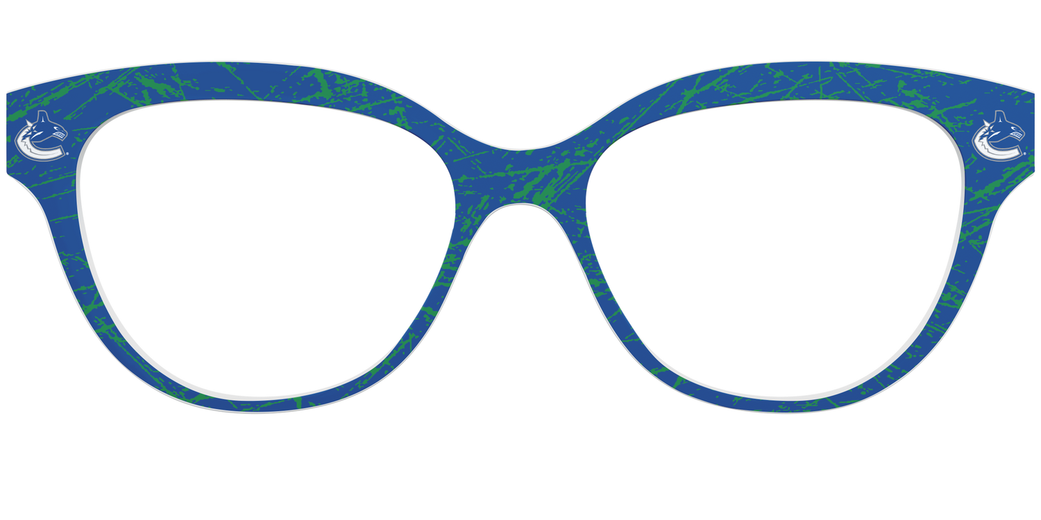 The Canucks® Ice - Front Top Image - Pair Eyewear