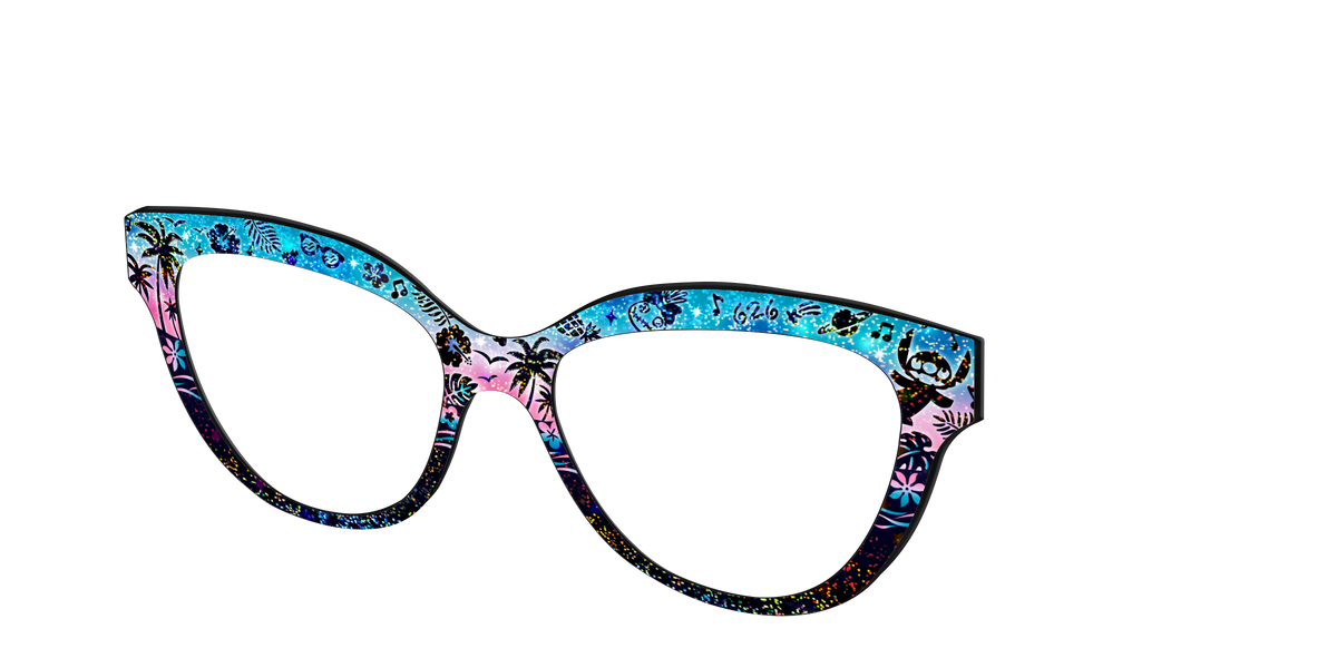 Catching Waves After Dark Holographic - Angle Top Image - Pair Eyewear